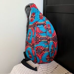 NWOT Kavu Rope Sling Bag Tribal Print